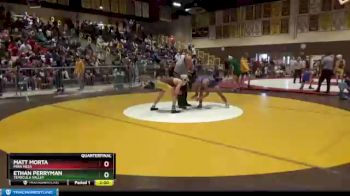 120 lbs Quarterfinal - Ethan Perryman, Temecula Valley vs Matt Morta, Mira Mesa