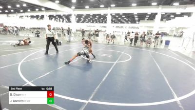 62 lbs 2nd Place - Davonne Dixon, No Team vs Jimmy Romero, Team Thunder