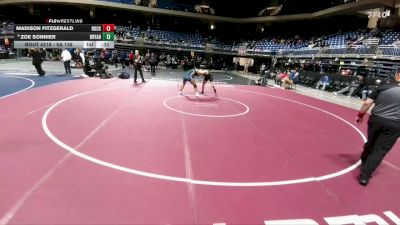 6A 138 lbs Cons. Round 2 - Zoe Sonnier, Bryan vs Madison Fitzgerald, Rockwall