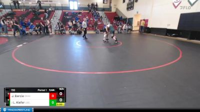 150 lbs Semifinal - Liam Kiefer, Liberty Bell vs Jessie Garcia, Omak