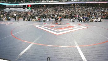 5A 113 lbs Semifinal - Favio Jaramillo Esparza, Cedar Ridge vs Christopher Mcdonald, East Rowan High School