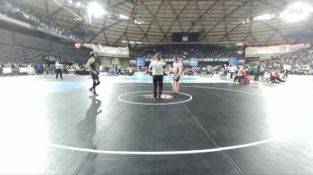 Boys 2A 144 lbs Champ. Round 2 - Tanner Ferguson, Archbishop Murphy vs Anthony Sifuentes, Toppenish