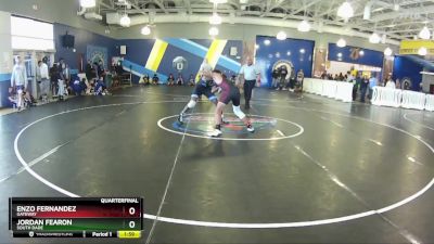 138 White Quarterfinal - Jordan Fearon, South Dade vs Enzo Fernandez, Gateway