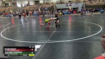 80 lbs Cons. Semi - Fletcher Thompson, Rabbit Wrestling Club vs Tyler Knight, Blackman Wrestling Club
