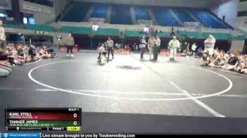 50 lbs Round 1 (3 Team) - Karl Stoll, Carolina Reapers vs Tanner James, Team Bear Wrestling Club Red