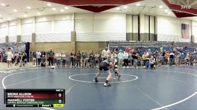 82 lbs Cons. Round 3 - Bronx Allison, Delta Wrestling Club Inc. vs Maxwell Foster, Central Kentucky Wrestling Club