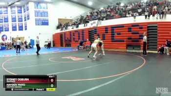 132 lbs Cons. Round 7 - Sydney Ogburn, Dinwiddie vs Hayden Mayo, Western Branch