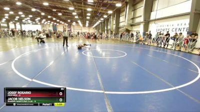 56 lbs Rd# 10- 4:00pm Saturday Final Pool - Jacob Nelson, Ranger Wrestling Club vs Josef Rosario, Mile High