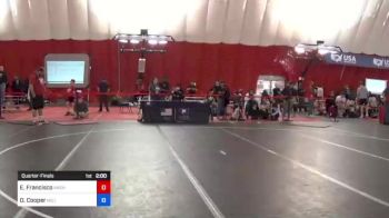 51 kg Quarterfinal - Elyle Francisco, Anchorage Youth Wrestling Academy vs Dillon Cooper, Mill Valley Kids Wrestling Club