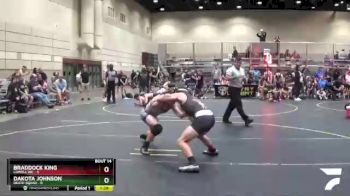 117 lbs Round 5 (6 Team) - Dakota Johnson, Death Squad vs Braddock King, Lowell WC