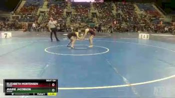 105 lbs Quarterfinal - Avarie Jacobson, Rugby vs Elizabeth Mortensen, Minot