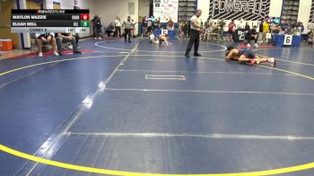 132 lbs Consy 6 - Waylon Mazzie, Chartiers-Houston vs Elijah Bell, All American W.C.
