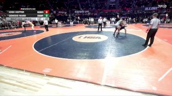 2A 215 lbs Semifinal - Josh Hoffer, Washington vs Genesis Ward, Evergreen Park