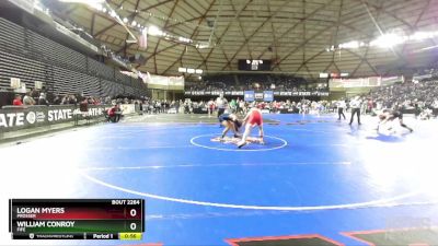 2A 165 lbs Cons. Round 2 - William Conroy, Fife vs Logan Myers, Prosser