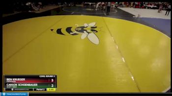 195 lbs Cons. Round 2 - Nick Trepanier, Oconto Fall vs Charles Baker, Totino-Grace