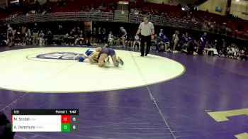 120 lbs Round 5 (6 Team) - Aliena Osterbuhr, Minden Girls vs Morgan Sindel, Lincoln East Girls