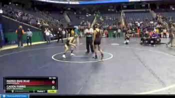 3A 106 lbs Cons. Round 3 - Caden Farris, North Brunswick vs Mateo Dias Ruiz, South Rowan