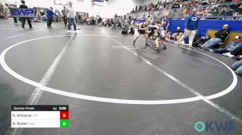 66 lbs Quarterfinal - Kade Williams, Little Axe Takedown Club vs Blaine Butler, Madill Takedown