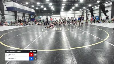 56 kg Rr Rnd 5 - Emily Sarr, PA West Yellow vs Ciara Farias, New England Trappers East