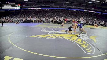 D1-157 lbs Champ. Round 1 - Braxten Roche, Detroit Catholic Central HS vs Rogan Suttles, Flushing HS