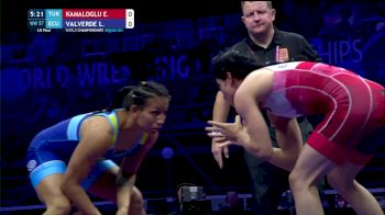 57 kg 1/8 Final - Elvira Kamaloglu, Turkey vs Luisa Elizabeth Valverde Melendres, Ecuador