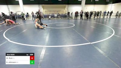 120 lbs Round Of 128 - Michael Ruiz, TX vs Garrett Johnson, WV