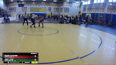 165 lbs Round 2 (8 Team) - Joey Lyle, Longwood WC vs Adam Alsaadi, Griffin Fang