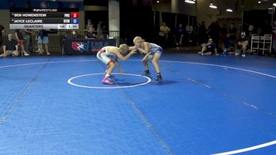 98 lbs Quarters - Ben Howenstein, Powerhouse Wrestling Club vs Jayce Leclaire, X-Factor Elite Wrestling
