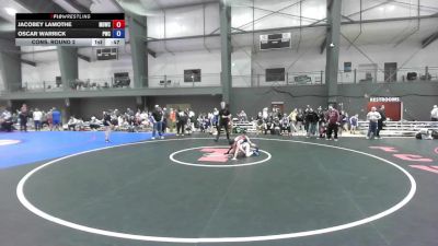 U12 FK - 78 lbs Cons. Round 2 - Jacobey Lamothe, Mat Demon Wrestling Club vs Oscar Warrick, Punisher Wrestling Company