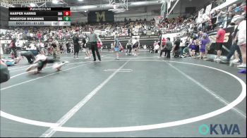 61 lbs Consolation - Harper Harris, Shelton Wrestling Academy vs Kingston Branning, Shelton Wrestling Academy