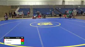 123 lbs Cons. Round 6 - Rohan Marion, MIGRTC vs Aslan Nadeau, Blackman Wrestling