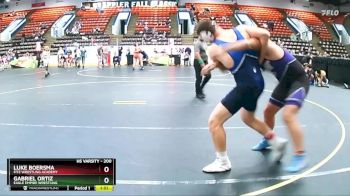 200 lbs Cons. Round 2 - Gabriel Ortiz, Eagle Empire Wrestling vs Luke Boersma, Fitz Wrestling Academy