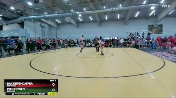 120 lbs Champ. Round 1 - Dax Diffendaffer, Berthoud vs Milo Mowen, Boulder