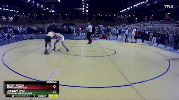 108 lbs Semifinal - Ricky Rizzo, MIAMI WRESTLING CLUB vs Johnny Lyle, Longwood Wrestling Club