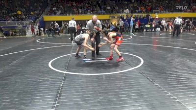 80 lbs Rd 1 - Consi Of 32 #2 - Logan Olver, Wayne Highlands vs Easton McElhinny, Sharpsville