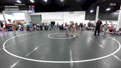 115 lbs Kellan Crowell, New Jersey vs Liam Schroeder, Illinois