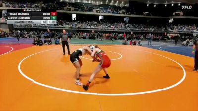 6A 114 lbs Quarterfinal - Riley Rayome, Conroe The Woodlands vs Alexie Hurtado, Cypress Park