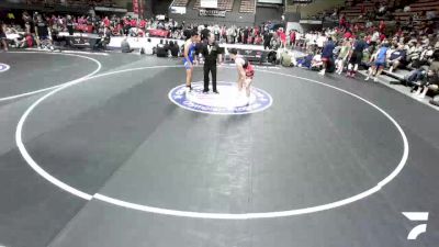 157 lbs Damen Vollmer, IEWA - Inland Empire Wrestling Association vs Keith Christianson, CMWA - Coastal Mountain Wrestling Association