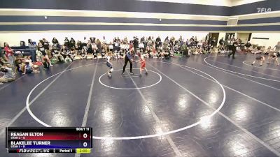 68 lbs Round 4 (6 Team) - Reagan Elton, Utah 2 vs Blakelee Turner, Utah 1