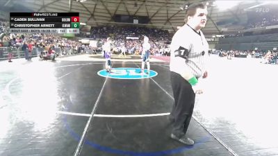 Boys 1B/2B 157 Cons. Round 1 - Caden Sullivan, Goldendale vs Christopher Arnett, Ilwaco