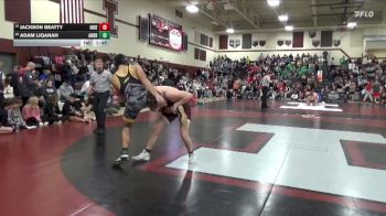 175 lbs Cons. Round 3 - Adam Liqanah, Tinley Park (Andrew) vs Jackson Beatty, Independence