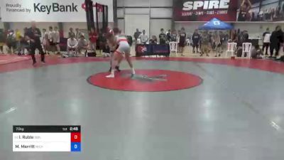 70 kg Round Of 128 - Isaac Ruble, Boilermaker RTC vs Michael Merritt, Michigan