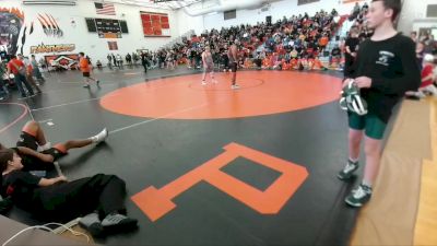 165 lbs Round 3 - Charlie Arzaga, Powell Middle School vs Kade Enis, Thermopolis Middle School
