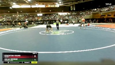 157 lbs Cons. Round 4 - Stockton Young, Weiser vs Micah George, Wasatch Utah