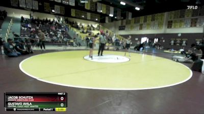 102 lbs 3rd Place Match - Jacob Schutza, Granite Wrestling Club vs Gustavo Avila, Central Coast Most Wanted