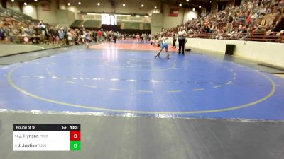 105 lbs Round Of 16 - Jaxon Hynson, Prodigy Wrestling vs Jude Justice, Roundtree Wrestling Academy