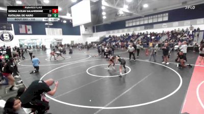 115 lbs 1st Place Match - Katalina De Haro, The Lab Academy Wrestling vs Sienna Ocean Salaheddine, Team Thunder
