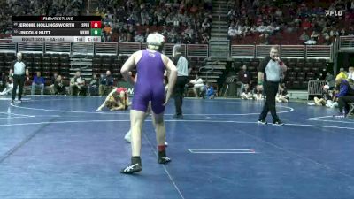 3A-144 lbs Champ. Round 1 - Jerome Hollingsworth, Spencer vs Lincoln Hutt, Waukee Northwest