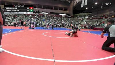 182 lbs Quarterfinal - Daniel Aldridge, Saints Wrestling Club vs Beck Bodson, Spartan Wrestling Academy