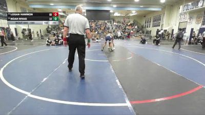 150 lbs Cons. Round 5 - Noah Rivas, Los Osos vs Logan Hammon, Huntington Beach
